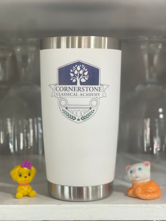 Cornerstone Classical Academy 20oz tumbler